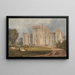 Uitzicht op Hampton Court Hertfordshire vanuit het noordwesten - Joseph Mallord William Turner — ingelijst kunstwerk aan de muur