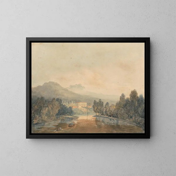 Villa Salviati aan de Arno - Joseph Mallord William Turner — ingelijst kunstwerk aan de muur