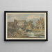 Watermolen bij een beek - Joseph Mallord William Turner — ingelijst kunstwerk aan de muur