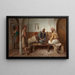 De Schakers - Joseph Million — ingelijst kunstwerk aan de muur