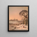 Winter - Joseph Morviller — ingelijst kunstwerk aan de muur