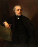 Self-portrait painting - Joseph Nicolas Robert-Fleury — artwork view