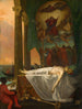 Titien liggend in staat in het Paleis Barbarigo - Joseph Nicolas Robert-Fleury — weergave van het kunstwerk