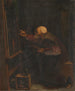 van Titien die zijn laatste werk schildert - Joseph Nicolas Robert-Fleury — weergave van het kunstwerk