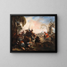 Jacht op de leeuw - Joseph Parrocel — ingelijst kunstwerk aan de muur