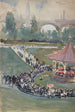 Concert de fanfare - Joseph Pennell — weergave van het kunstwerk