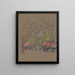 Kensington Park Benches Painting - Joseph Pennell — framed artwork on a wall