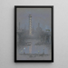 Tour de tir avec lumières nocturnes depuis l'Embankment - Joseph Pennell — ingelijst kunstwerk aan de muur