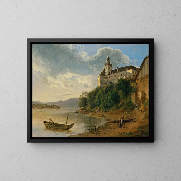 Château de Persenbeug - Joseph Rebell — framed artwork on a wall