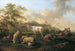 Landschapschilderij met grazend vee - Joseph Roos de Oudere — weergave van het kunstwerk