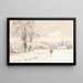 Winter - Joseph Rubens Powell — ingelijst kunstwerk aan de muur