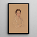 Fanny Hymans Cluysenaar - Joseph Schubert — ingelijst kunstwerk aan de muur