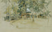 Tempel boeddhistische in Ceylon, Sri Lanka - Joseph Selleny — weergave van het kunstwerk