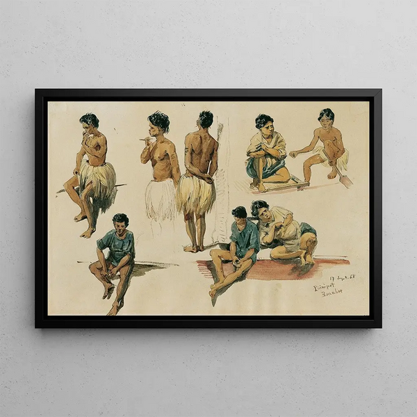 Joseph Selleny - Eingeborene der Insel Puinipet Ponape Caroline Islands.webp
