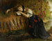Ophelia - Joseph Severn — weergave van het kunstwerk