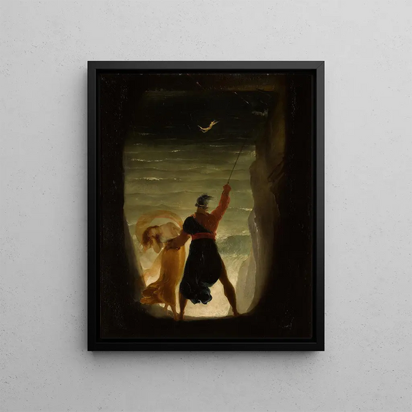 Joseph Severn - Prospero And Ariel From Shakespeares the Tempest.webp