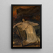 Polyxène sur le bûcher d'Achille - Joseph Stallaert — ingelijst kunstwerk aan de muur