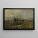 Avond in de Limburgse Kempen - Joseph Théodore Coosemans — ingelijst kunstwerk aan de muur