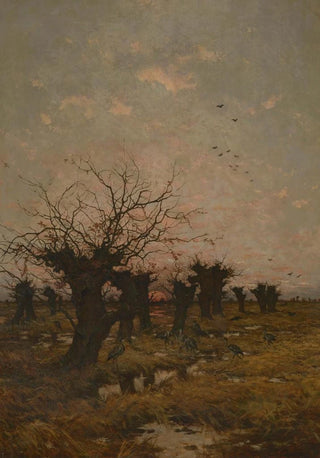 Joseph Thodore Coosemans - Sunset in the Kempen.webp