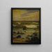 Vue van de Atlantische Oceaan voor de kust van New Jersey - Joseph Tubby — ingelijst kunstwerk aan de muur