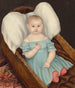 Baby in een mandje van riet - Joseph Whiting Stock — weergave van het kunstwerk