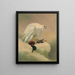 Gyrfalcon - Joseph Wolf — framed artwork on a wall