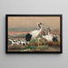 De Mandarijnse Gans - Joseph Wolf — ingelijst kunstwerk aan de muur