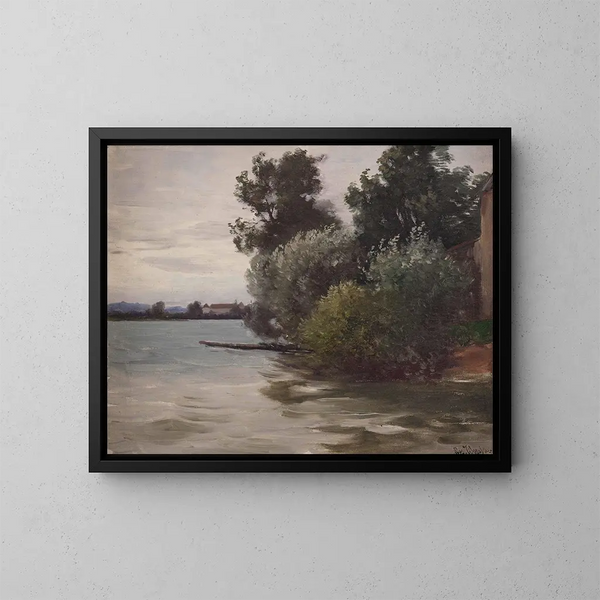 At Chiemsee - Joseph Wopfner — framed artwork on a wall