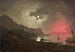 Uitzicht op de Vesuvius vanaf Posillipo, Napels - Joseph Wright de Derby — weergave van het kunstwerk