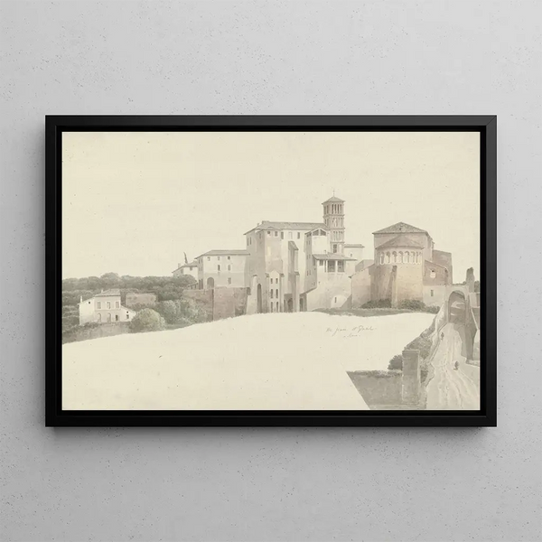 Josephus Augustus Knip - Basilica and Monastery of Santi Giovanni e Paolo in Rome.webp