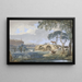 uitzicht bij Tours - Josephus Augustus Knip — ingelijst kunstwerk aan de muur