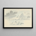 Studie van wolken - Josephus Augustus Knip — ingelijst kunstwerk aan de muur