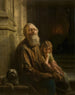 De blinde bedelaar - Josephus Laurentius Dyckmans — weergave van het kunstwerk