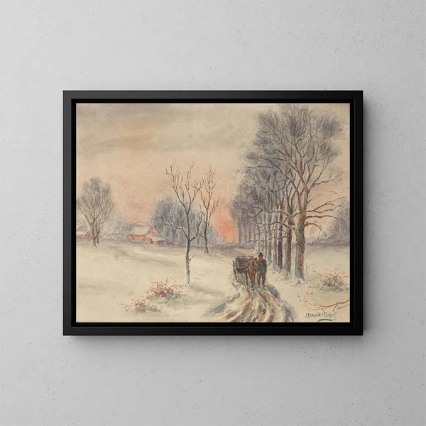 Scène à Muswell Hill - Joshua Brewster Fisher — ingelijst kunstwerk aan de muur