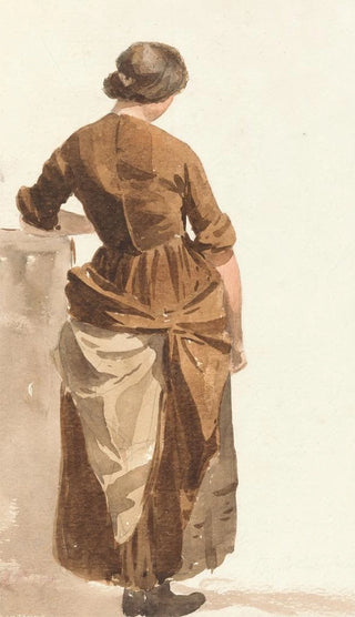 Joshua Cristall - Girl in a Brown Dress.webp