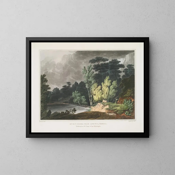 Ruisseau Spirit près d'Augusta, Géorgie - Joshua Shaw — framed artwork on a wall