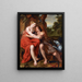 Venus en Adonis - Josse De Pape — ingelijst kunstwerk aan de muur