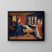 Annunciatie - Jost Haller — ingelijst kunstwerk aan de muur