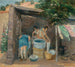 Wasdag in Santa Fe - John Sloan — weergave van het kunstwerk