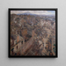 Market Day in Torroella - Francesc Gimeno — framed artwork on a wall