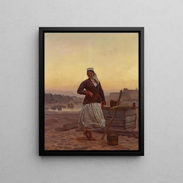 Jozef Chelmonski - Evening in Polesia.webp