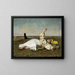 Herfst in de herfst - Józef Chełmoński — ingelijst kunstwerk aan de muur