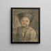 Een studie voor de jongens van de boerderij - Jozef Hanula — ingelijst kunstwerk aan de muur