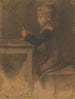 Meisje dat breit - Jozef Hanula — weergave van het kunstwerk