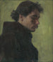 L afbeelding van een monnik - Jozef Hanula — weergave van het kunstwerk