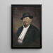 Schertl Vincze - Jozef Hanula — framed artwork on a wall