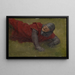 Studie van een gewonde soldaat - Jozef Hanula — ingelijst kunstwerk aan de muur