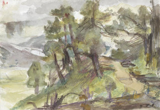 Jozef Israls - Bosrijk heuvellandschap.webp