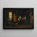 Gesigneerd schilderij - Jozef Israëls — ingelijst kunstwerk aan de muur