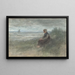 Meisje in de Duinen - Jozef Israëls — ingelijst kunstwerk aan de muur